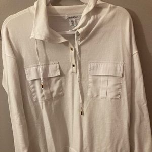 Beige long sleeve sweater Calvin Klein size s/m